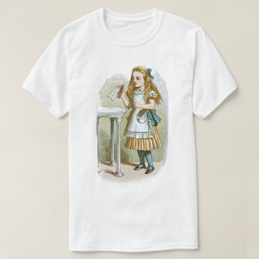 Alice im Wunderland T - Shirt (Design vorne)