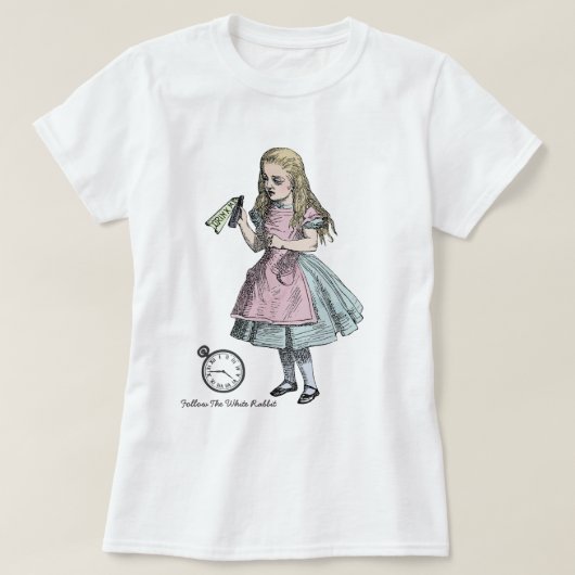 Alice im Wunderland T - Shirt (Design vorne)