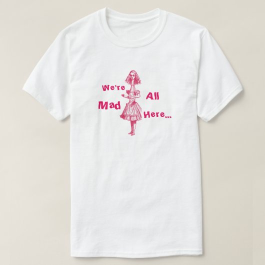 Alice im Wunderland T-Shirt (Design vorne)