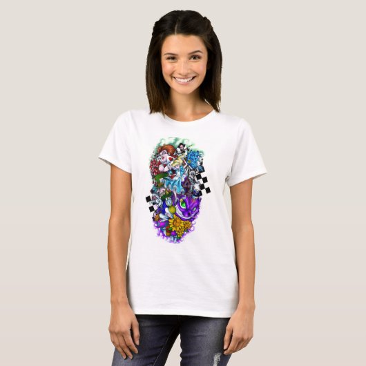 Alice im Wunderland T-Shirt (Vorne ganz)