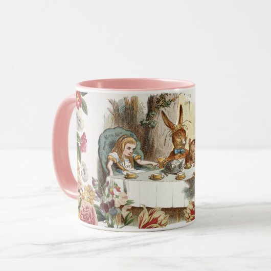 Alice im Wunderland Tasse (Vorderseite Links)