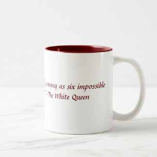 Alice im Wunderland-Tasse Zweifarbige Tasse
