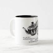 Alice im Wunderland-Tasse Zweifarbige Tasse (Vorderseite Links)