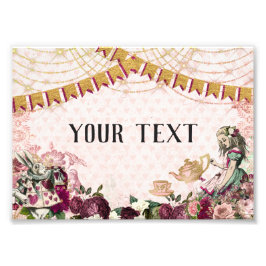 Alice im Wunderland Tea Fotodruck