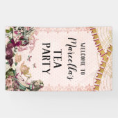 Alice im Wunderland Tea Party Banner (Horizontal)