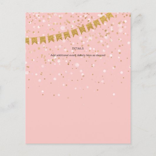 Alice im Wunderland Tea Party Einladung JEDE VERAN (Rückseite)