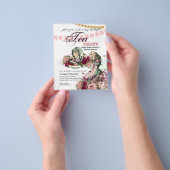 Alice im Wunderland Tea Party Einladung JEDE VERAN Flyer (Gruppe)