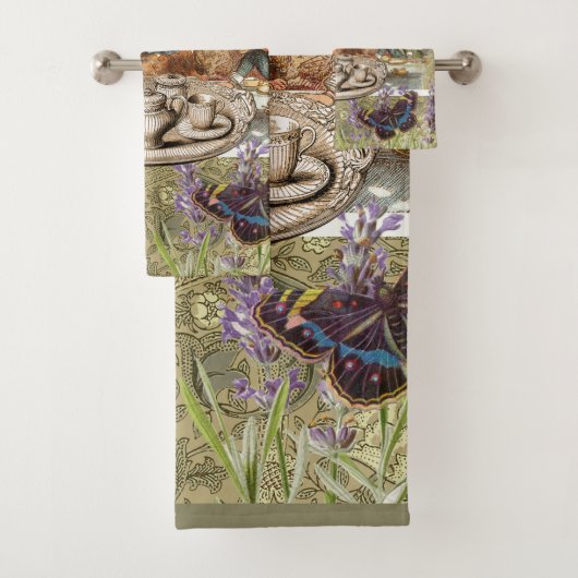 Alice im Wunderland Tea Party Gäste Badhandtuch Set (Insitu)