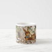 Alice im Wunderland Tea Party Gäste Espressotasse (Vorderseite)