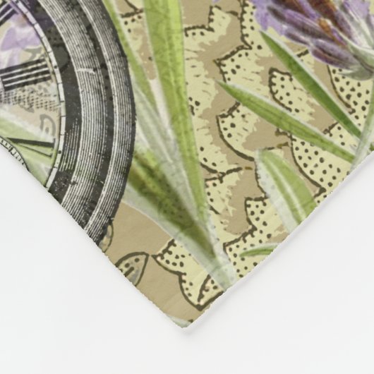 Alice im Wunderland Tea Party Gäste Fleecedecke (Ecke)