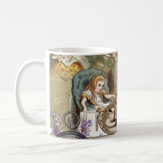 Alice im Wunderland Tea Party Gäste Kaffeetasse (Links)
