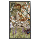 Alice im Wunderland Tea Party Gäste Kleine Geschenktüte (Rückseite)