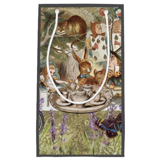 Alice im Wunderland Tea Party Gäste Kleine Geschenktüte (Vorderseite)