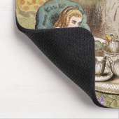 Alice im Wunderland Tea Party Gäste Mousepad (Ecke)