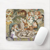 Alice im Wunderland Tea Party Gäste Mousepad (Mit Mouse)