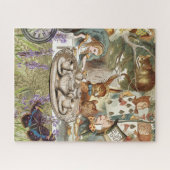 Alice im Wunderland Tea Party Gäste Puzzle (Horizontal)