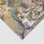 Alice im Wunderland Tea Party Gäste Seidenpapier (Ausschnitt)