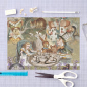 Alice im Wunderland Tea Party Gäste Seidenpapier (Handwerk)