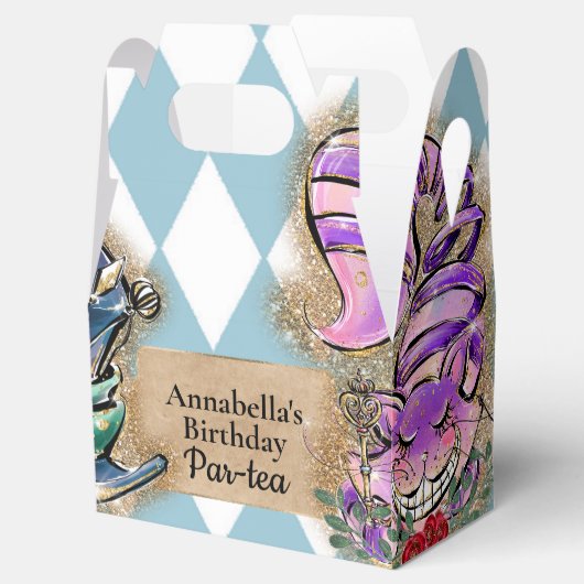 Alice im Wunderland Tea Party Geschenkschachtel (Geöffnet)