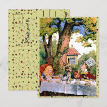 Alice im Wunderland Tea Party Mad Hatter