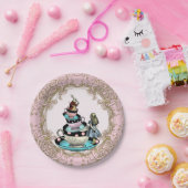 Alice im Wunderland Tea Party Pappteller (Party)