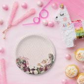 Alice im Wunderland Tea Party Pappteller (Party)