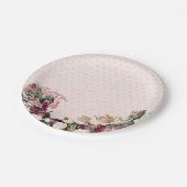 Alice im Wunderland Tea Party Pappteller (Schrägansicht)