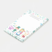 Alice im Wunderland Tea Party Post-it Klebezettel (angewinkelt)