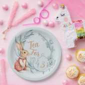 Alice im Wunderland Tee für drei Pappteller (Party)