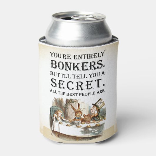 Alice im Wunderland - Tee-Party - Bonkers-Angebot Dosenkühler (Kanne Vorderseite)