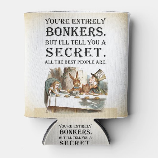 Alice im Wunderland - Tee-Party - Bonkers-Angebot Dosenkühler (Vorderseite)