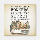 Alice im Wunderland - Tee-Party - Bonkers-Angebot Magnet (Vorne)