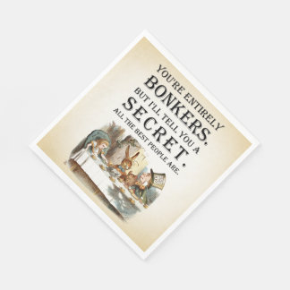 Alice im Wunderland - Tee-Party - Bonkers-Angebot Serviette