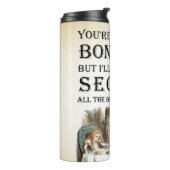 Alice im Wunderland - Tee-Party - Bonkers Zitat Thermosbecher (Nach links gedreht)