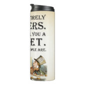 Alice im Wunderland - Tee-Party - Bonkers Zitat Thermosbecher (Nach rechts gedreht)