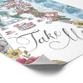 Alice im Wunderland Tee Party bringt mich Poster (Ecke)