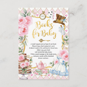 Alice im Wunderland Tee Party Bücher für Baby Begleitkarte