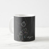 Alice im Wunderland Tee Party Chalkboard Custom Kaffeetasse (Vorderseite Links)