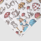 Alice im Wunderland Tee Party Decoupage Seidenpapier (Ausschnitt)