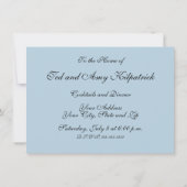 Alice im Wunderland Tee Party Einladung (Rückseite)