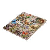 Alice im Wunderland Tee Party Fliese (Seite)