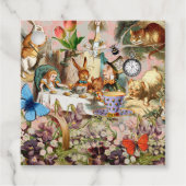 Alice im Wunderland Tee Party Geschenkanhänger (Vorderseite)