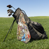 Alice im Wunderland Tee Party Golfhandtuch (Gras)