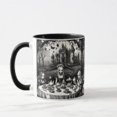 Alice im Wunderland Tee Party im Gotischen Stil Tasse (Links)