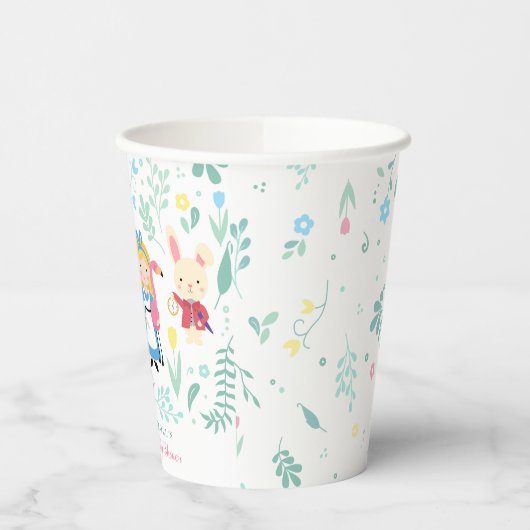 Alice im Wunderland Tee-Party Kinderdusche Pappbecher (Links)