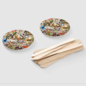 Alice im Wunderland Tee Party Kunst Fächer (Non-assembled)