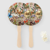 Alice im Wunderland Tee Party Kunst Fächer (Vorne und Hinten)