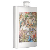 Alice im Wunderland Tee Party Kunst Flachmann (Rechts)