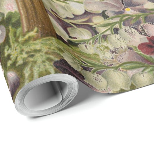 Alice im Wunderland Tee Party Kunst Geschenkpapier (Rolleneckpunkt)