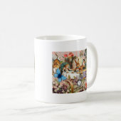 Alice im Wunderland Tee Party Kunst Kaffeetasse (VorderseiteRechts)